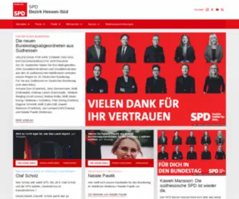 SPdhessensued.de(SPD-Fraktion unterstützt schärfere Corona-Schutzmaßnahmen) Screenshot