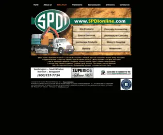 Spdionline.com(Superior Products Distributors) Screenshot