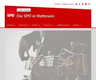 SPdmettmann.de(SPD) Screenshot