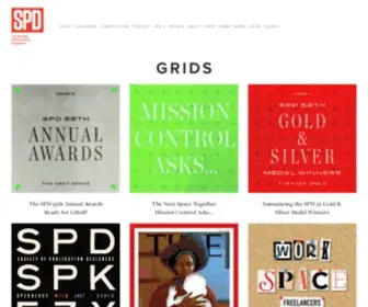 SPD.org(SPD. Shaping Visual Culture. Vision The Society of Publication Designers (SPD)) Screenshot