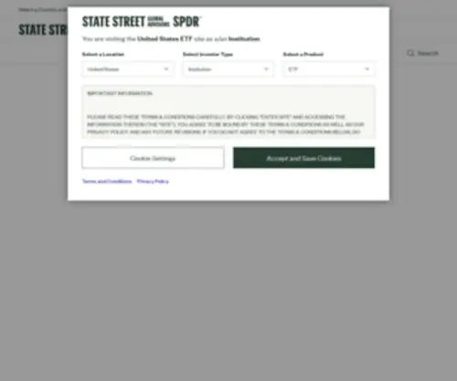 SPDRS.com.hk(SPDR Exchange Traded Funds (ETFs)) Screenshot