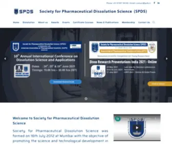 SPDS.in(Society for Pharmaceutical Dissolution Science) Screenshot