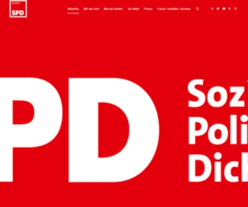 SPdsachsen.de(SPD Sachsen) Screenshot