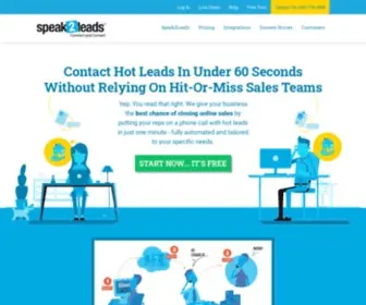Speak2Leads.com(Poor lead follow) Screenshot
