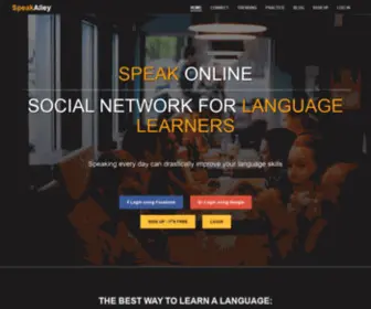 Speakalley.com(Speak Online) Screenshot