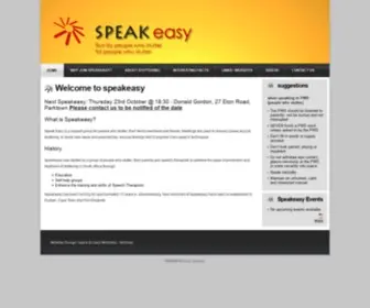 Speakeasy.org.za(speakeasy) Screenshot