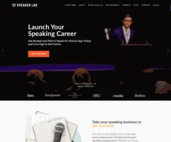 Speakerlab.com(The Speaker Lab) Screenshot