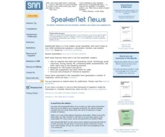Speakernetnews.com(SpeakerNet News) Screenshot