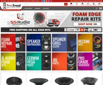 Speakerparts.com(Speaker Parts) Screenshot