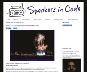 Speakersincode.com(Speakers in Code) Screenshot