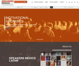 Speakersmexico.com(Speakersmexico) Screenshot