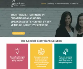 Speakerstorybank.com(Speaker Story Bank) Screenshot