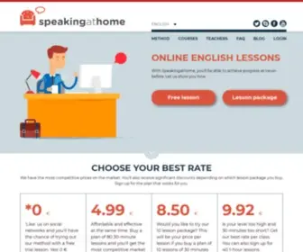 Speakingathome.com(Skype English Classes) Screenshot