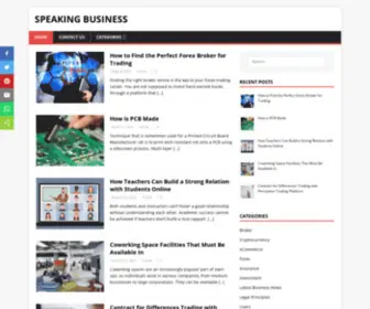 Speakingbusiness.co.uk(Speaking Business) Screenshot