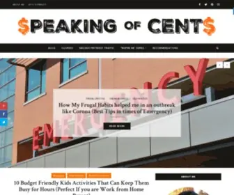 Speakingofcents.com(Speaking of Cents) Screenshot