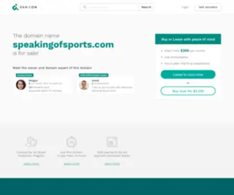 Speakingofsports.com(Sports personalities) Screenshot