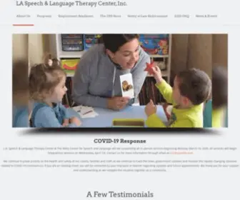 Speakla.com(LA Speech & Language Therapy Center) Screenshot