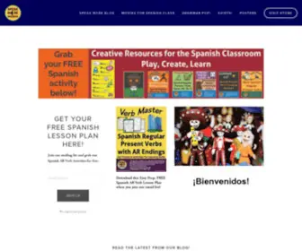 Speakmorespanish.com(Speak More Spanish) Screenshot