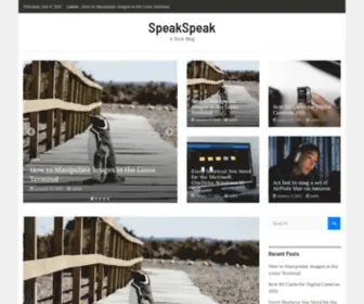 SpeakSpeak.org(SpeakSpeak) Screenshot