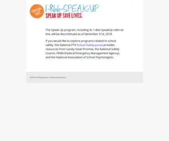 Speakup.com(Listen for a change) Screenshot