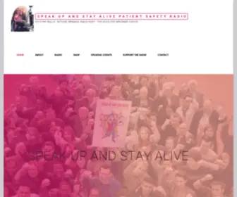 Speakupandstayalive.com(With Pat Rullo) Screenshot