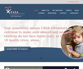 Speakupforachild.org(CASA of Tarrant County) Screenshot
