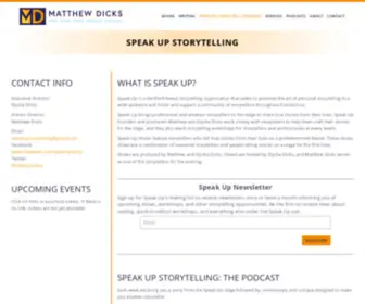 Speakupstorytelling.com(Speakupstorytelling) Screenshot