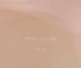 Speakvolume.com(Joomla) Screenshot