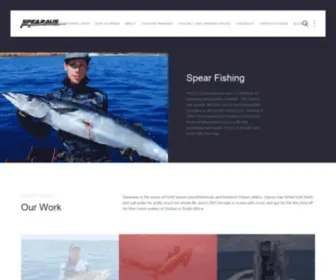 Spearaus.com.au(The Home of Spearfishing) Screenshot