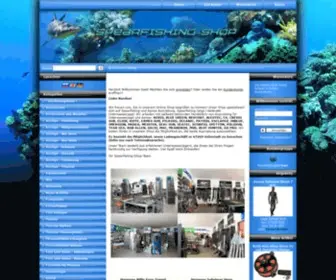 Spearfishing.de(Spearfishing Shop) Screenshot