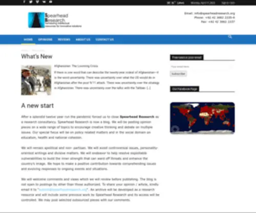 Spearheadresearch.org(Spearhead Research) Screenshot