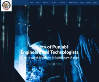 Speatbc.org(The Society of Punjabi Engineers and Technologists of BC) Screenshot