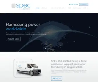 Spec-LTD.com(Your Specialist Utility Service Provider in the UK) Screenshot