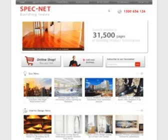 Spec-NET.com.au(Spec-Net Building Index) Screenshot