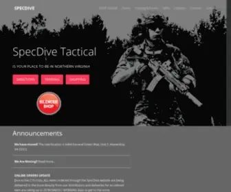 SpeCDive.com(SpecDive Tactical) Screenshot