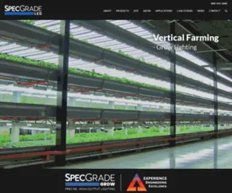 SpecGradeled.com(SpecGrade LED) Screenshot