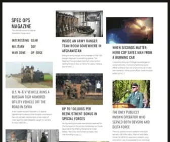 Special-OPS.org(Spec Ops Magazine) Screenshot