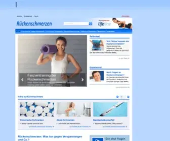 Special-Rueckenschmerz.de(Rückenschmerzen vorbeugen und behandeln) Screenshot