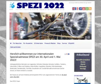Specialbikesshow.com(The SPEZI 2021) Screenshot