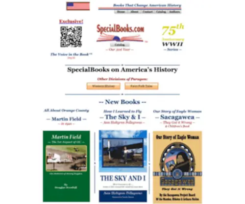 Specialbooks.com(America's History Books) Screenshot