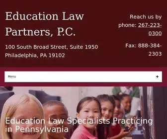 Specialedlawpartners.com(Education Law Attorneys) Screenshot