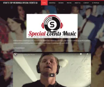 Specialeventsmusicutah.com(UTAH'S TOP WEDDING& SPECIAL EVENTS DJ) Screenshot