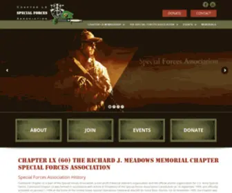 Specialforces.org(Special Forces Association) Screenshot