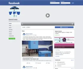 Specialguests.com(919-437-0001 jerry@ Menu Special Guests About Get Publicity. Special Guests) Screenshot