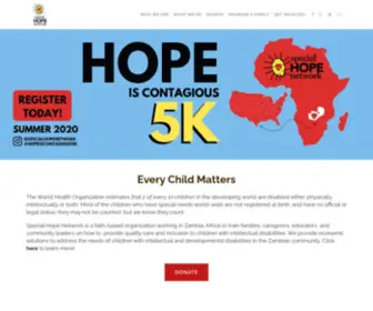 Specialhopenetwork.org(Special Hope Network) Screenshot