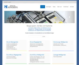 Specialinstruments.com(Geräte) Screenshot