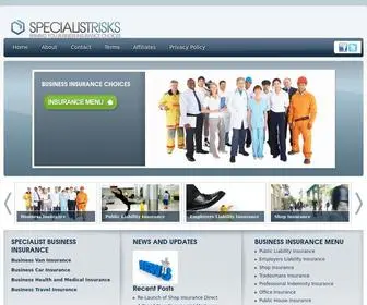 Specialistrisks.co.uk(Business Insurance) Screenshot