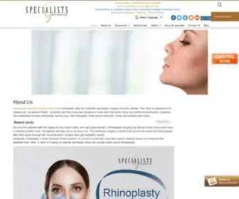 Specialistscosmeticcentre.com(Specialist) Screenshot