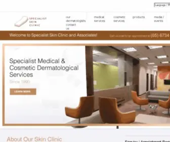 Specialistskin.com.sg(Specialist Skin Clinic) Screenshot