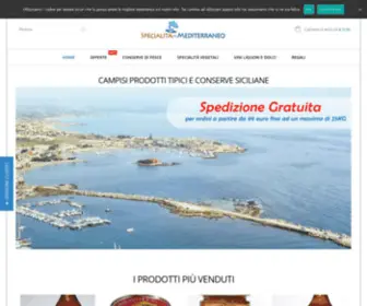 Specialitadelmediterraneo.com(CAMPISI SHOPPING ONLINE conserve siciliane) Screenshot